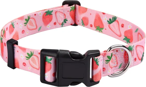 Vista 8 de Mihqy - Collar de perro, patrones geométricos florales, tribales, bohemios, collar de estilo étnico, suave y ajustable, para perros pequeños Abeja