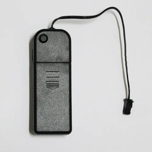 Vista 3 de Luces de neón Jytrend 9 pies, cable luminoso led Neon El Wire con paquete de baterías, Anaranjado