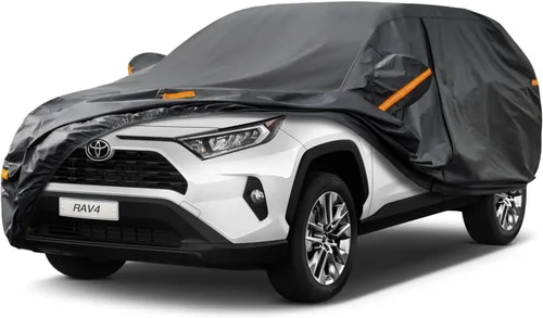 Vista 45 de Kayme Cubierta de auto SUV de 7 capas ajuste personalizado para BMW X1 (2009-2025), impermeable, para todo tipo de clima, para automóviles, cubierta