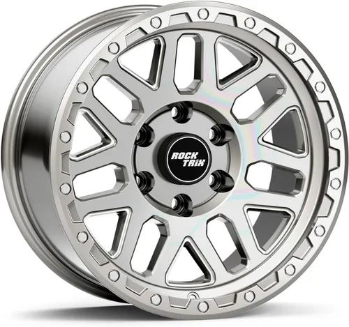 Vista 9 de RockTrix RT110 - Rueda de 17 pulgadas, patrón de pernos de 6 x 5.5 pulgadas, diámetro interno de 4.17 pulgadas, bronce mate, 1 unidad