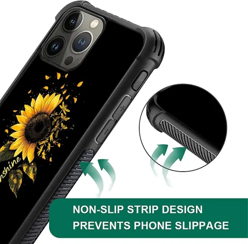 Vista 702 de Funda compatible con iPhone 15, diseño de elefantes africanos, diseño increíble a prueba de golpes, antiarañazos, carcasa trasera de policarbonato