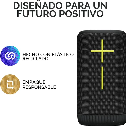 Vista 9 de Ultimate Ears EVERBOOM Wireless Bluetooth Portable Speaker - Black Negro