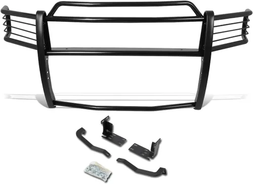 Vista 6 de DNA MOTORING GRILL-G-022-BK - Protector de rejilla para parachoques delantero, color negro, compatible con Ram 1500 09-18