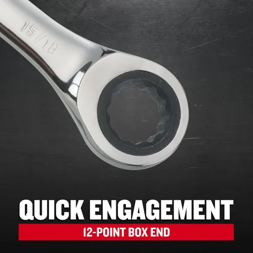 Vista 3 de CRAFTSMAN Llave de trinquete, SAE, 15/16 pulgadas, 12 puntos (CMMT38961)