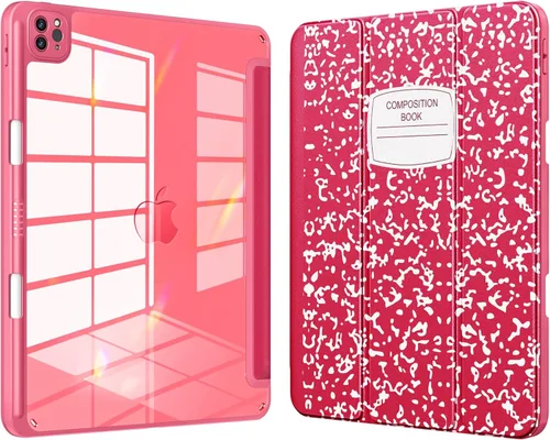 Vista 10 de VIKESI Funda para iPad Pro de 11 pulgadas de 4ª/3ª/2ª/1ª generación, iPad Air de 11 pulgadas, 5ª y 4ª generación con parte trasera transparente