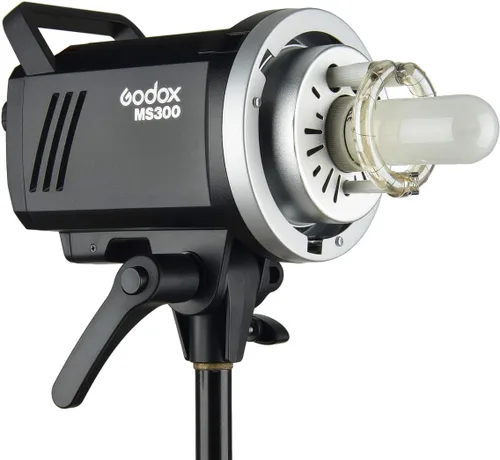 Vista 2 de Godox MS300 300WS 2.4G Wireless X System Studio Flash, temperatura de color 5600±200k, tiempo de reciclaje de 0.1-1.8S, utilizando el gatillo Godox