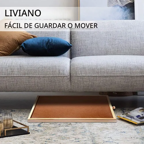Vista 5 de Tablero de rompecabezas compacto de 17.3 x 13.3 pulgadas para 100 piezas - Adecuado para rompecabezas de hasta 16 x 12 pulgadas, mesa personal