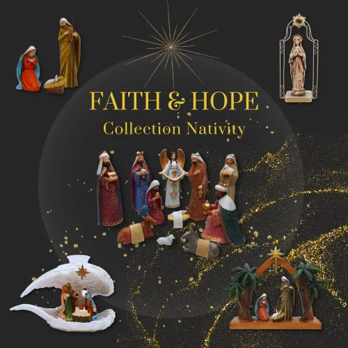 Vista 7 de Comfy Hour Figurilla, decoración de pesebre navideño