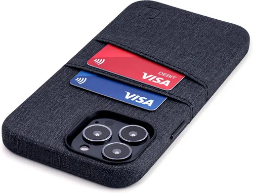 Vista 13 de Dockem Funda tipo cartera para iPhone 13 con placa metálica integrada para montaje magnético y 2 bolsillos para tarjetas de crédito: Luxe M2, piel