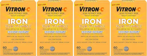 Vista 13 de Vitron-C Suplemento de hierro con vitamina C, 60 unidades y vitamina D3 NatureWise 5000iu (125 mcg), 90