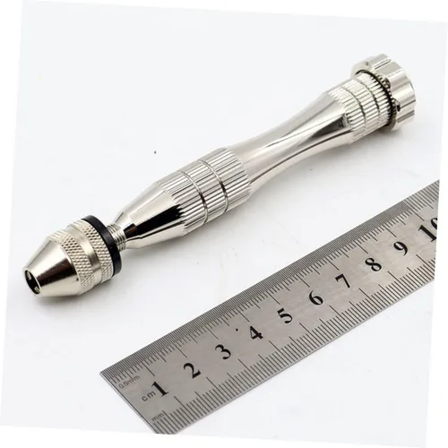 Vista 2 de DOITOOL Juego de herramientas de taladro giratorio de mano, mini modelo de taladro para fabricación de joyas, soporte de brocas, herramientas