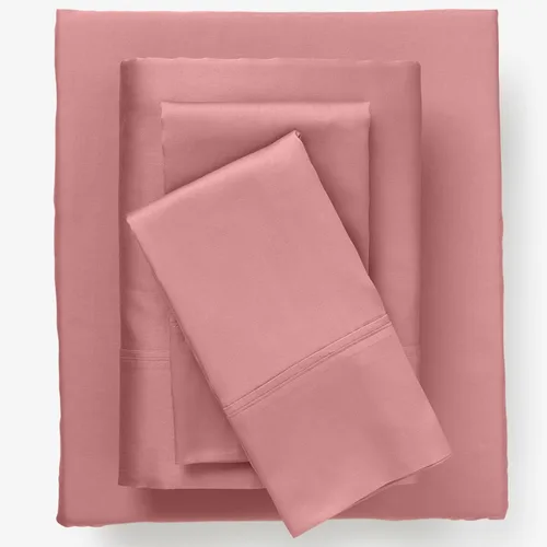 Vista 9 de BrylaneHome Bed Tite 300 Thread Count Sheet Set - Twin, Blue Floral