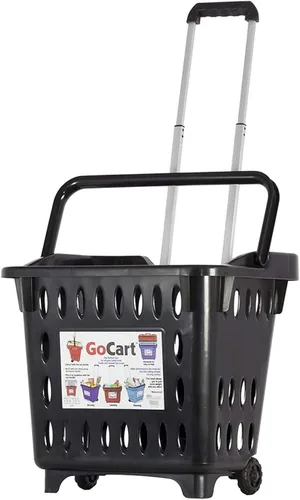 Vista 10 de DBEST PRODUCTS - Carrito para compras/ropa sucia Rojo