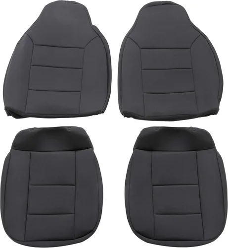 Vista 5 de Kojem Fundas de asiento compatibles con Jeep Cherokee XJ 1997-2001, funda de cojín de vehículo automotriz, protectores de asiento de automóvil
