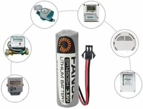 Vista 3 de ER14505H Batería AA ER14505 Batería 2700mAh 3.6V Batería no recargable con enchufe (1 batería ER14505H)