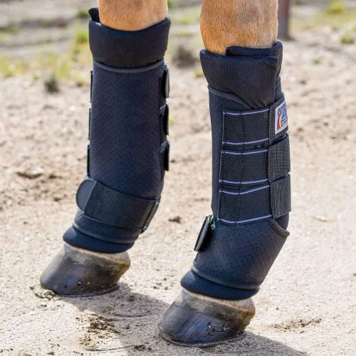 Vista 7 de Dura-Tech Quick Dry Memory Foam Stable Wraps for Horses Complete Horse Leg Support Enhanced Comfort & Protection Tekno-Dri Lining Easy