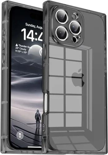 Vista 47 de Funda Tzomsze Compatible con iPhone Air Clear Funda, Protección de Cámara, Esquinas Reforzadas TPU Delgada Resistente a Golpes Funda Protectora