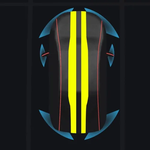 Vista 3 de Funda impermeable para automóvil para exteriores, para Dacia Sandero 2 Stepway, funda de automóvil transpirable grande, cubierta de automóvil de A1