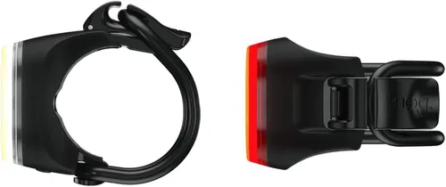 Vista 5 de Knog Blinder Mini Bike Light - Bright 50/30 Lumen COB LED Bike Headlight and Tail Light Set, 8 Light Modes, USB Rechargeable, Waterproof, Ultralight