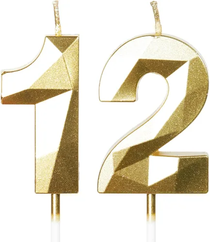 Vista 333 de Velas Número 1, Velas de Primer Cumpleaños, Vela Roja de Feliz Cumpleaños para Pastel, Decoraciones de Cobertura de Pastel de Diseño 3D para Niñas