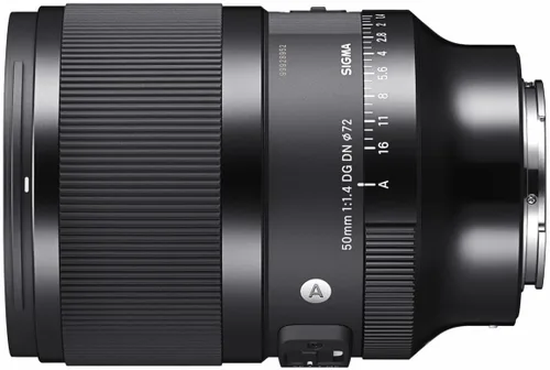 Vista 5 de Sigma Lente artística de 1.969 in f/1.4 DG DN para Sony E Bundle con filtro UV multicapa de 2.835 in, paño de limpieza de microfibra