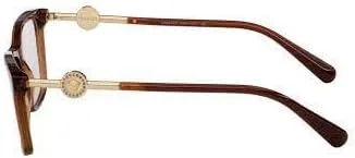 Vista 2 de Gafas graduadas Versace VE 3299 B 5324 Transparente Marrón, transparente café