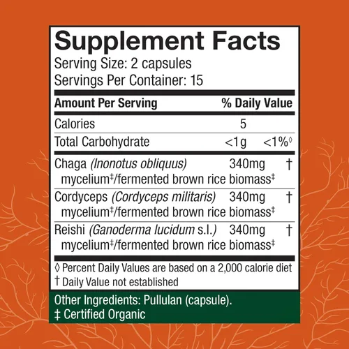 Vista 2 de Host Defense® cápsulas respiratorias, 30, 1