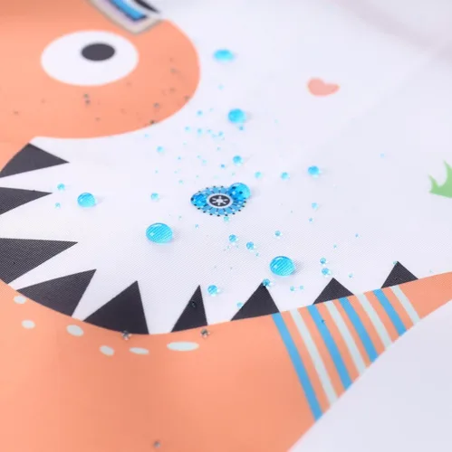 Vista 2 de PandaEar Paquete de 3 baberos de manga larga Babero impermeable de manga completa para bebés de 6 a 36 meses