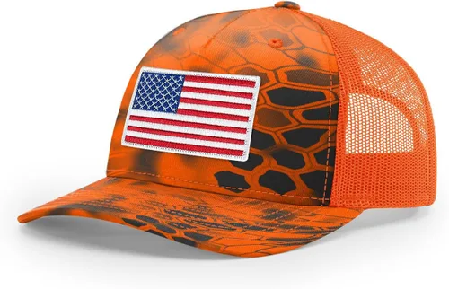 Vista 121 de Joe's USA Richardson 112 - Gorras de camionero con parche gráfico personalizado - Gorras estructuradas de cinco y seis paneles Richardson Premium