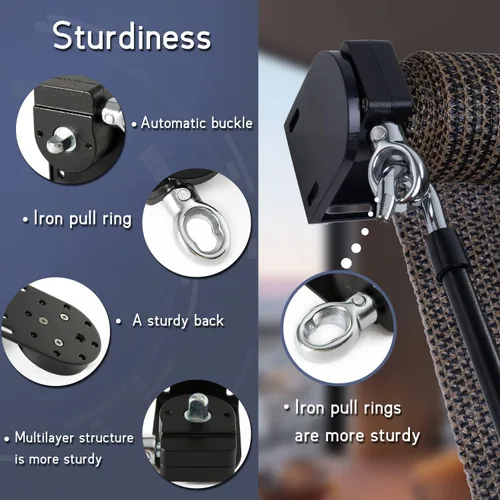 Vista 5 de Coolaroo Soporte de piezas de repuesto, compatible con persianas enrollables externas Coolaroo, actualizado a anillo de metal, persianas enrollables