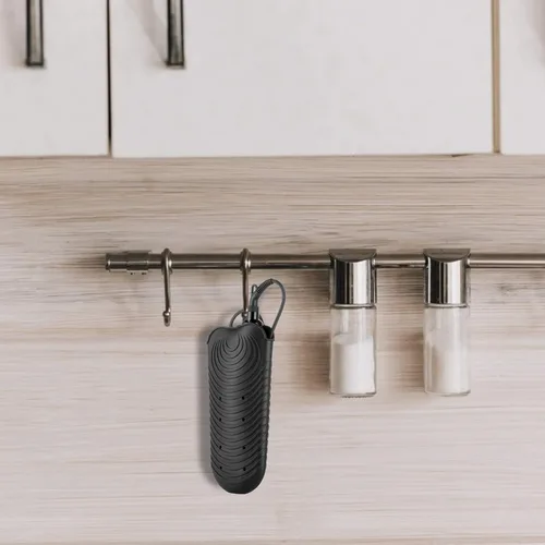 Vista 7 de ZAXOP Funda de silicona resistente al calor para plancha plana, rizador, herramientas de pelo caliente (negro)