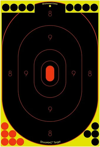 Vista 3 de Birchwood Casey Shoot•N•C 12" x 18" Oval Silhouette Paper Shooting Targets