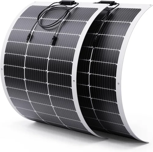 Vista 13 de Panel solar flexible ultrafino de 100 W, 12 V, 11BB 23% panel monocristalino ETFE de alta eficiencia, diseño flexible de 240 ° para generador solar