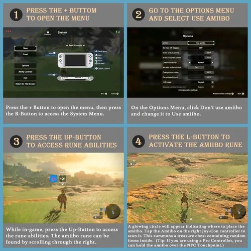 Vista 2 de Versión más reciente 32 tarjetas NFC BOTW compatibles con Legend of Zleda Breath of The Wild- con caja de hierro..