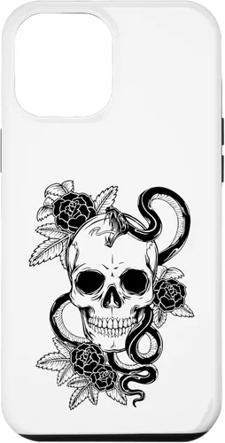 Vista 26 de Gothic Flower Skull Snake Roses Case for iPhone 16