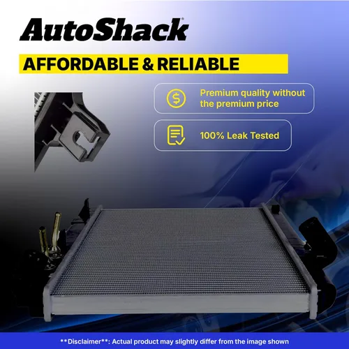 Vista 4 de Radiador AutoShack de 23.63" (600.2 mm) de núcleo de repuesto para Nissan Cube 2009-2014, Nissan Versa 2007-2011, 1 pieza