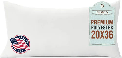 Vista 30 de Pillowflex almohada con inserto de goma espuma, relleno de poliéster, lavable a máquina