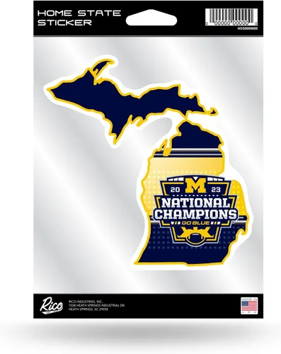Rico Industries NCAA Georgia Bulldogs CFP National Champions Home State Sticker