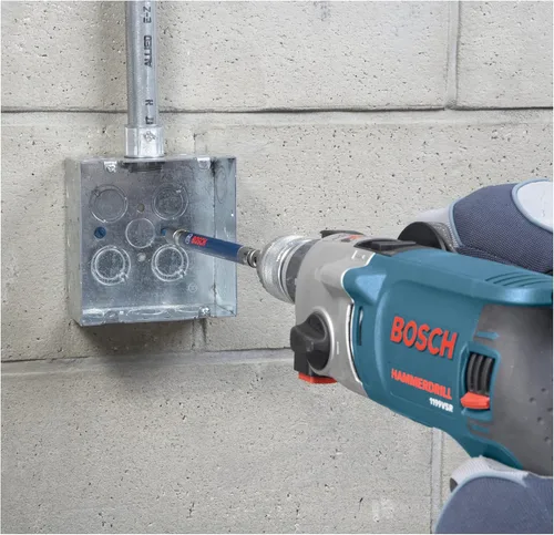 Vista 7 de Bosch T3913SC Broca de núcleo de pared delgada SDS-Plus SPEEDCORE de 1 pulgada para eliminación de mampostería, ladrillos y bloques