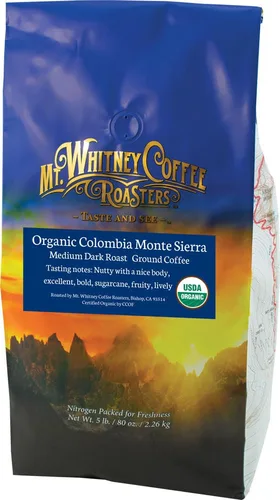 Vista 18 de Mt. Whitney Base Camp Blend - Café de tostado medio oscuro, café bajo en ácido, café molido, 12 onzas (paquete de 1)