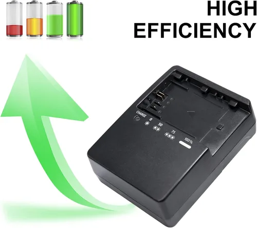 Vista 7 de LP-E6 LP-E6N LC-E6 Cargador para Canon: Compatible con LP-E6NH LC-E6E Batería EOS R Ra R5 R5 C R6 R7 DSLR 60D 60DA 70D 80D 90D 5DS R 5D Mark II III