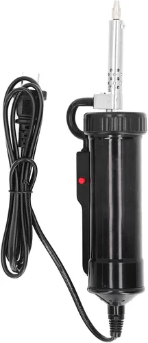Vista 8 de Bomba desoldadora eléctrica con 3 puntas de succión, ventosa automática de soldadura al vacío de 350 W, enchufe de EE. UU. CA 110 V, acero