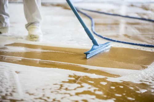 Vista 9 de Vikan 71603 Escobilla de goma, Ultra Higiene, 24", PP/RB, Azul