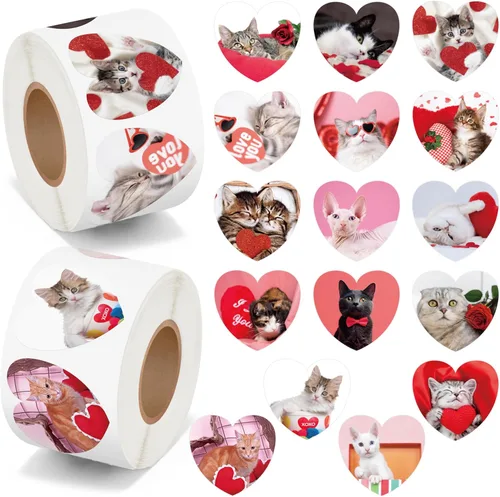 Vista 40 de BeYumi Calcomanías de rollo de conciencia sobre el autismo, 1000 piezas de rompecabezas, calcomanías de cinta en 2 rollos, vinilo impermeable