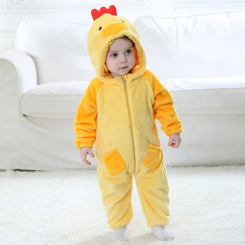 Vista 3 de Disfraces de Halloween para bebés, niños y niñas, disfraz de pollo de animales de granja