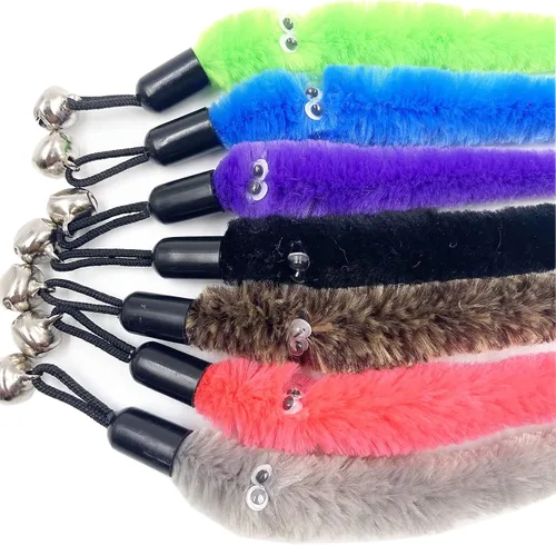 Vista 3 de Recambios de gusano de juguete para gatos, 12 piezas interactivas para gatos