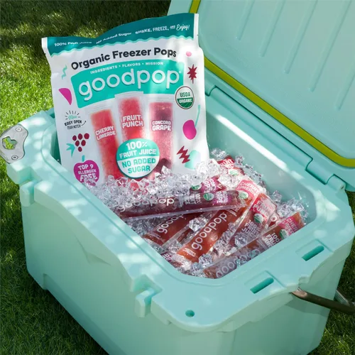 Vista 8 de GoodPop Paletas congeladoras orgánicas – 100% jugo, sin azúcar añadida – 20 unidades – 2