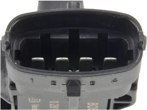 Vista 3 de BOSCH 0281006028 Sensor de presión de aumento/presión absoluta del colector (MAP) del equipo original, compatible con selectos Alfa Romeo Giulia