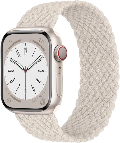 Vista 20 de Proworthy Correa elástica de nylon trenzada Solo Loop, compatible con correas de Apple Watch de 1.496 pulgadas, 1.575 pulgadas, 1.614 pulgadas