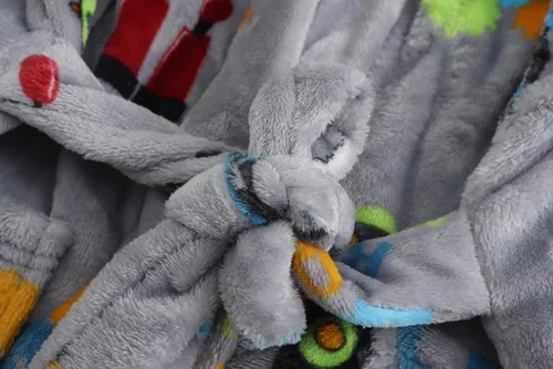 Vista 5 de Bata de baño de forro polar suave para niños y niñas